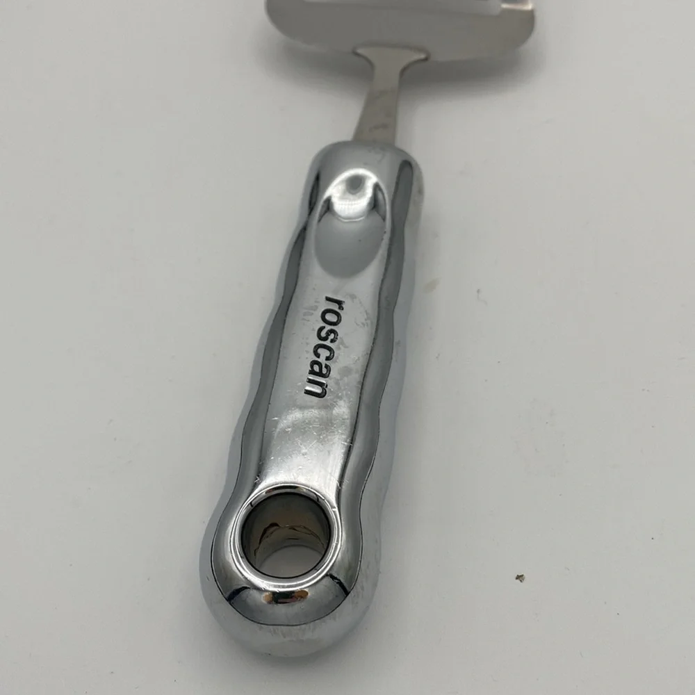 VTG Roscan stainless steel block cheese slicer weighted handle